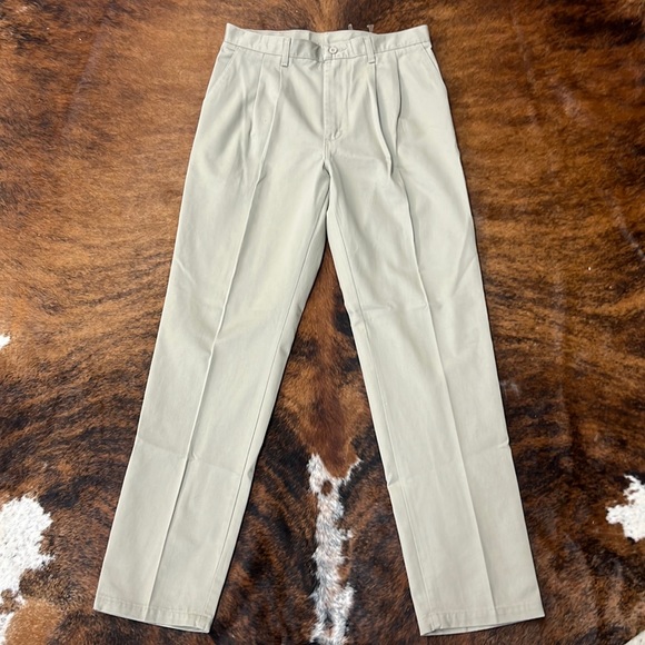 Wrangler Riata Dress Pants Khaki Color 34X34 - Picture 1 of 8